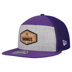 Minnesota Vikings New Era Cork Split Panel 9FIFTY Trucker Snapback Hat