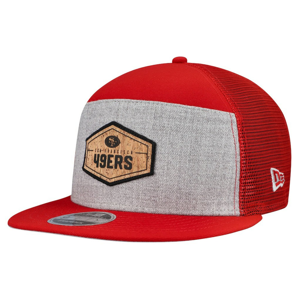 San Francisco 49ers New Era Cork Split Panel 9FIFTY Trucker Snapback Hat