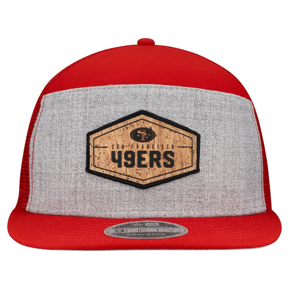 San Francisco 49ers New Era Cork Split Panel 9FIFTY Trucker Snapback Hat