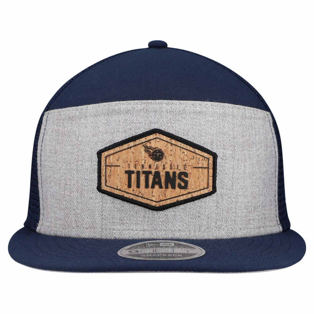 Tennessee Titans New Era Cork Split Panel 9FIFTY Trucker Snapback Hat