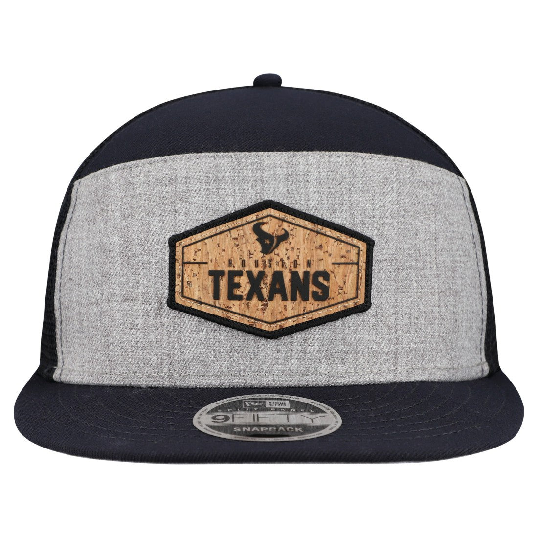 Houston Texans New Era Cork Split Panel 9FIFTY Trucker Snapback Hat