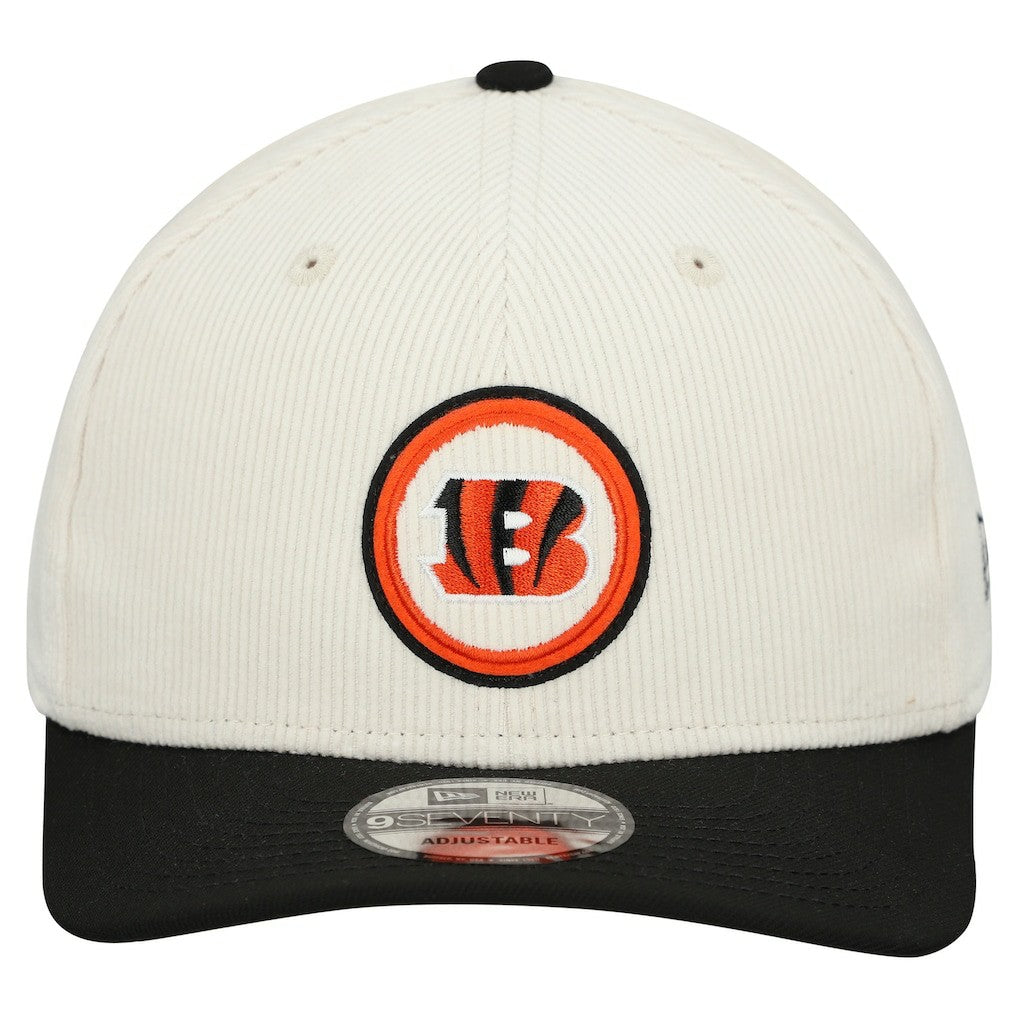 Cincinnati Bengals New Era Loyal Corduroy 9SEVENTY Adjustable Hat