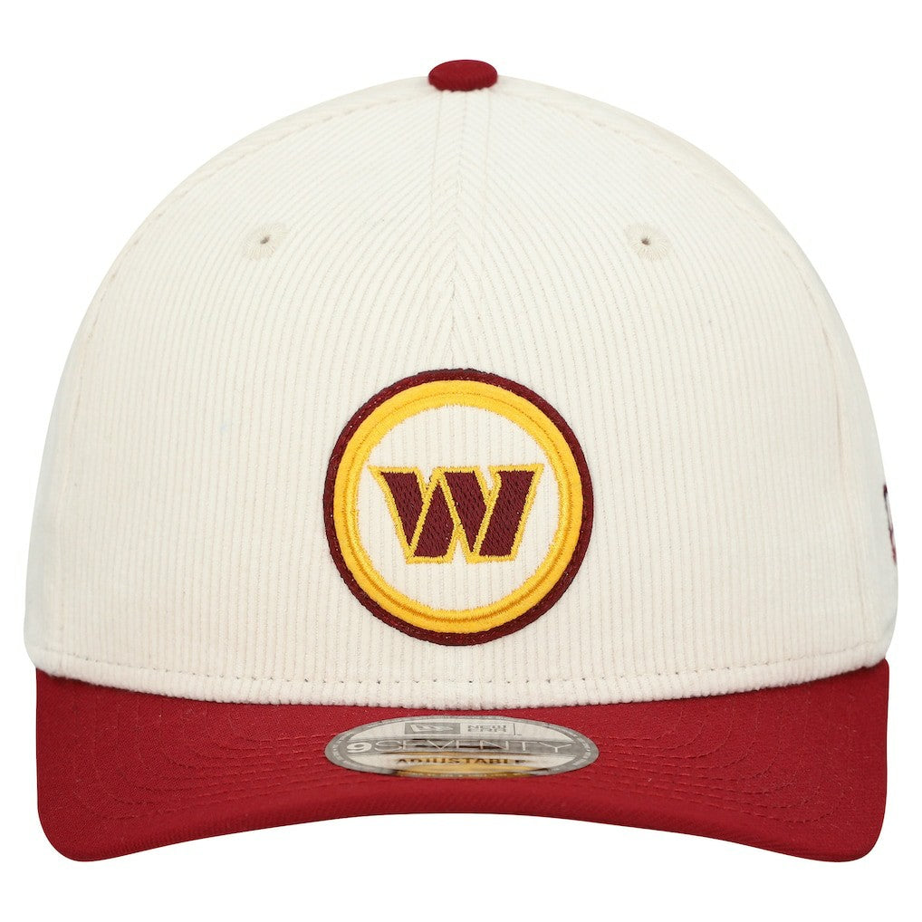 Washington Commanders New Era Loyal Corduroy 9SEVENTY Adjustable Hat