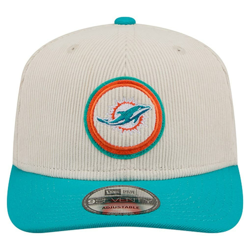 Miami Dolphins New Era Loyal Corduroy 9SEVENTY Adjustable Hat