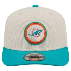 Miami Dolphins New Era Loyal Corduroy 9SEVENTY Adjustable Hat