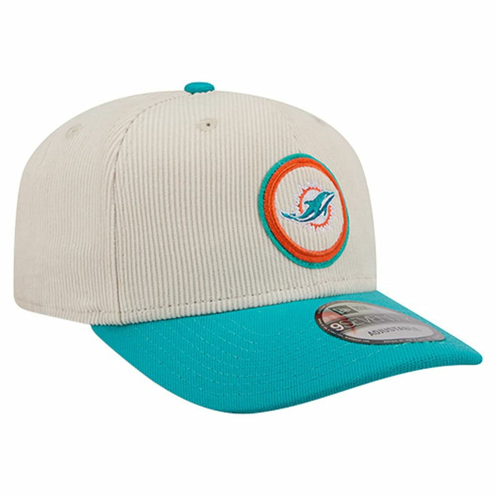 Miami Dolphins New Era Loyal Corduroy 9SEVENTY Adjustable Hat