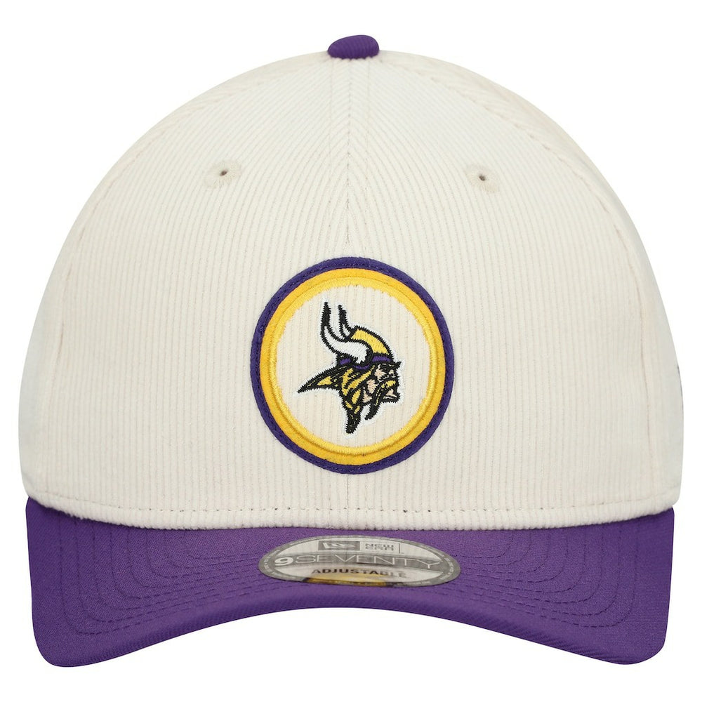 Minnesota Vikings New Era Loyal Corduroy 9SEVENTY Adjustable Hat
