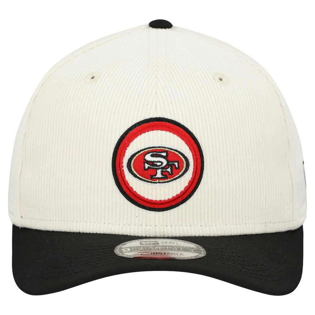 San Francisco 49ers New Era Loyal Corduroy 9SEVENTY Adjustable Hat