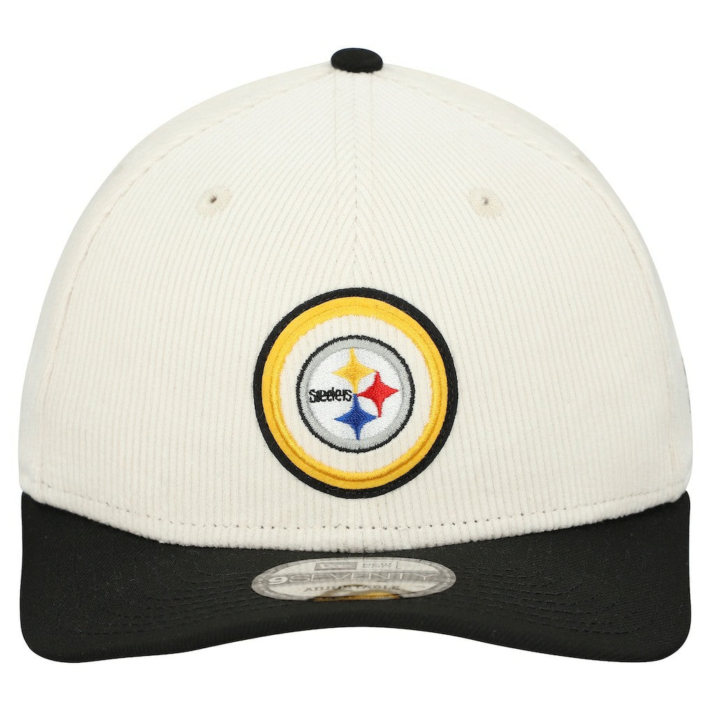 Pittsburgh Steelers New Era Loyal Corduroy 9SEVENTY Adjustable Hat