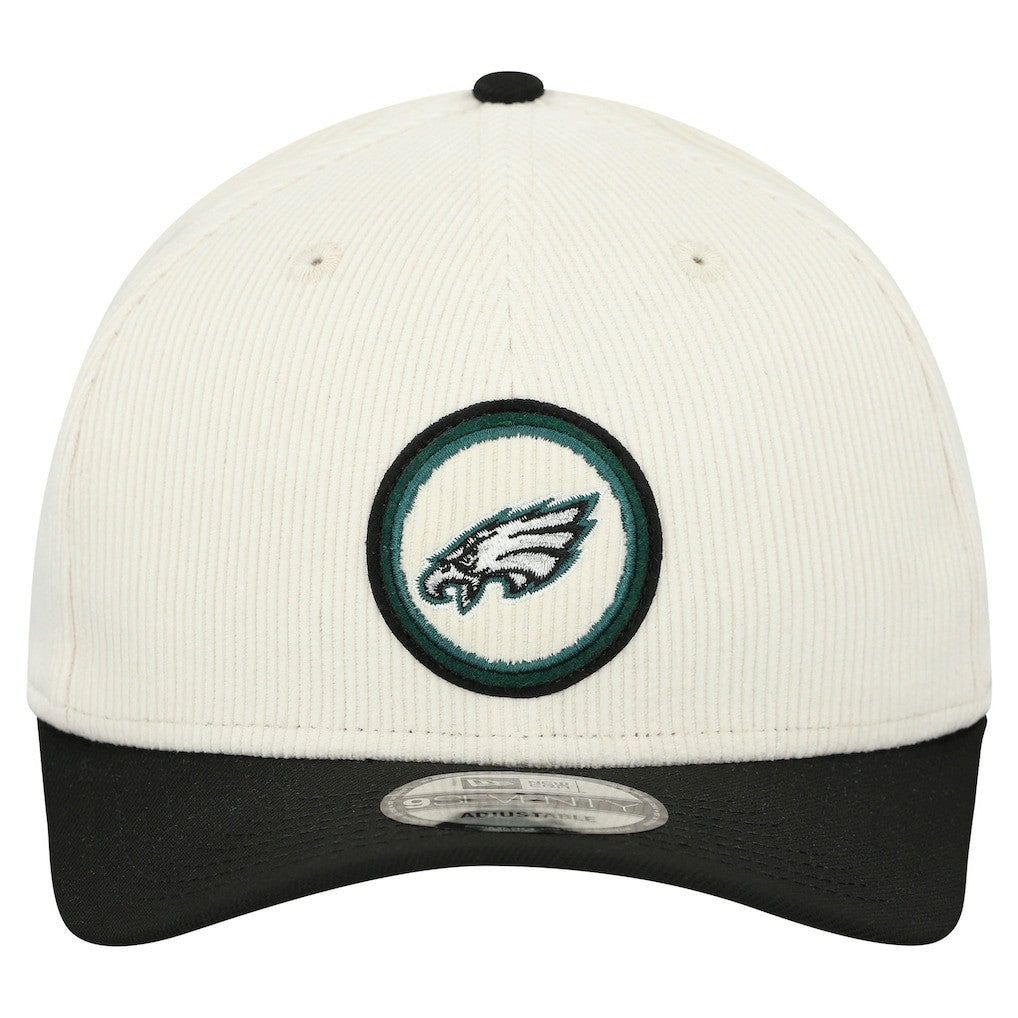 Philadelphia Eagles New Era Loyal Corduroy 9SEVENTY Adjustable Hat