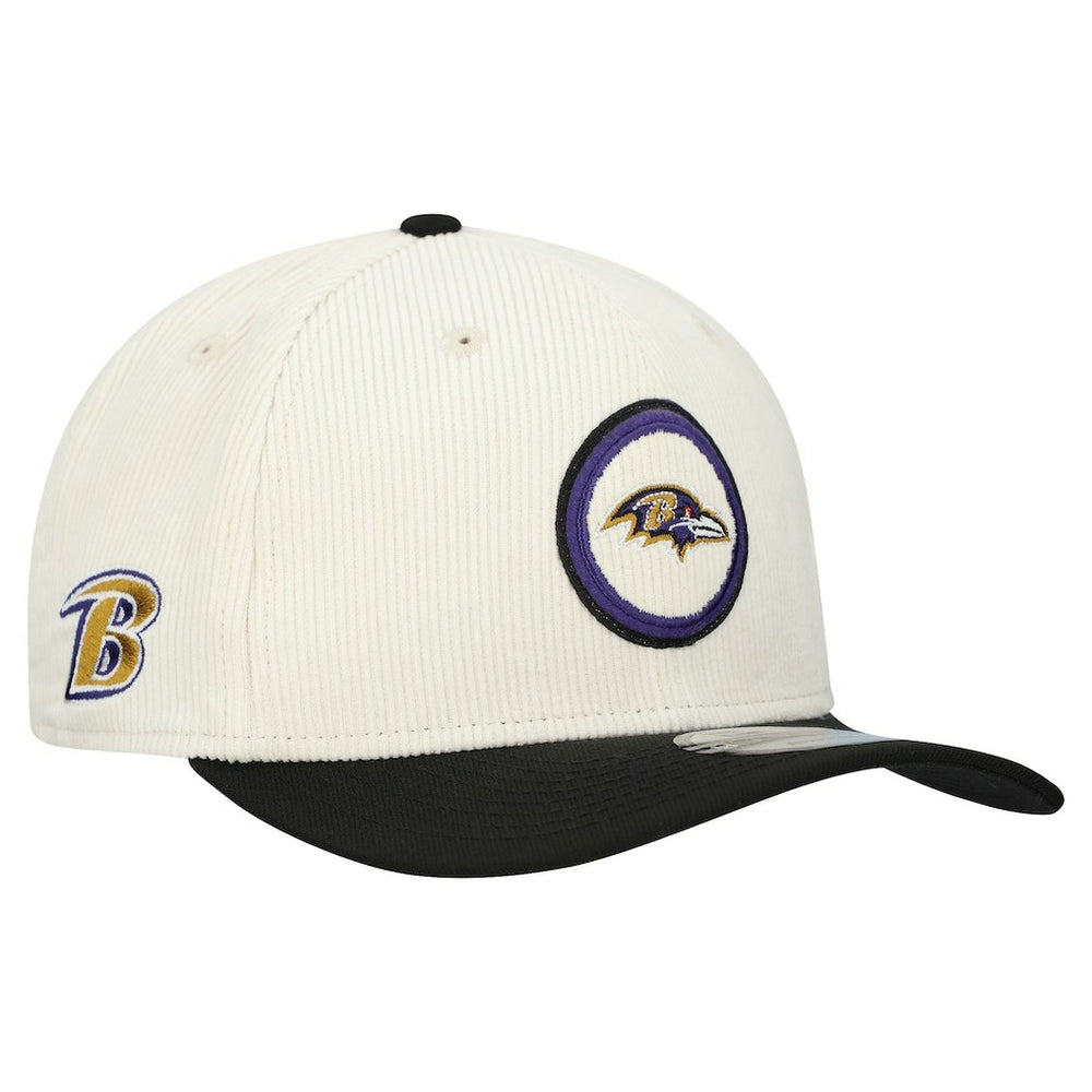 Baltimore Ravens New Era Loyal Corduroy 9SEVENTY Adjustable Hat