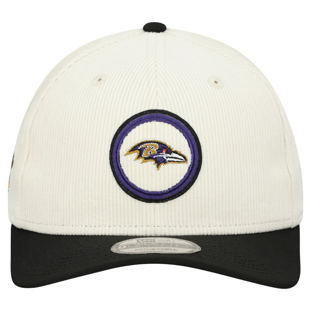 Baltimore Ravens New Era Loyal Corduroy 9SEVENTY Adjustable Hat