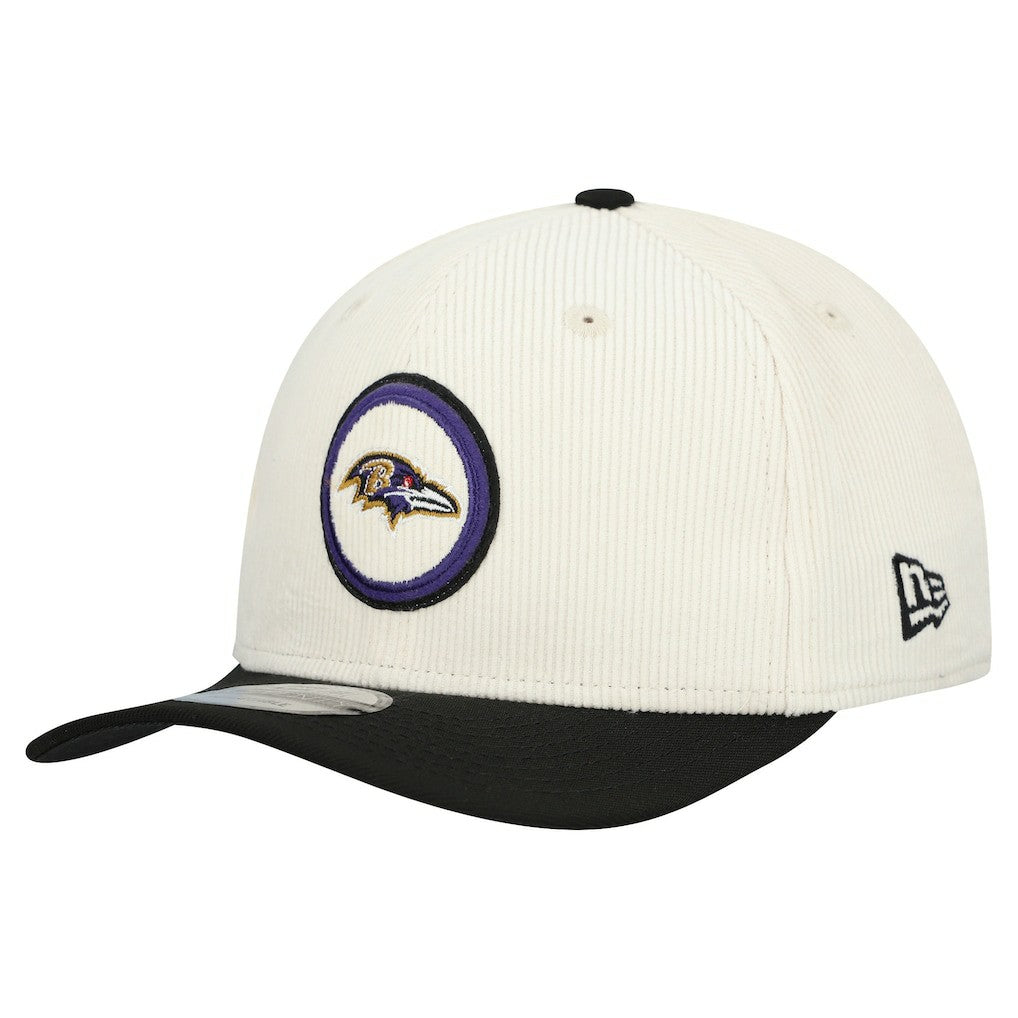 Baltimore Ravens New Era Loyal Corduroy 9SEVENTY Adjustable Hat