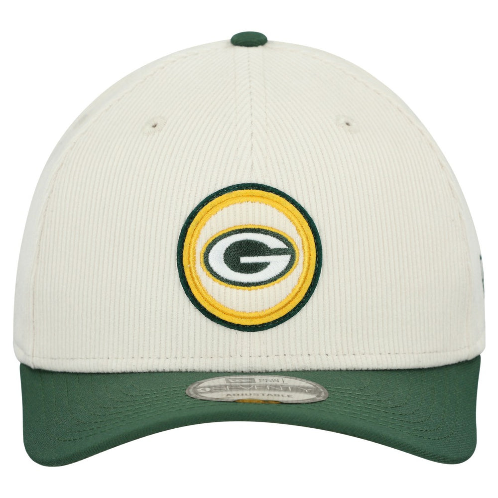 Green Bay Packers New Era Loyal Corduroy 9SEVENTY Adjustable Hat