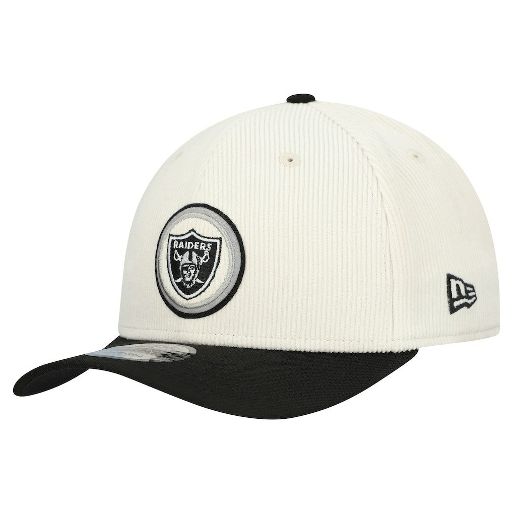 Las Vegas Raiders New Era Loyal Corduroy 9SEVENTY Adjustable Hat