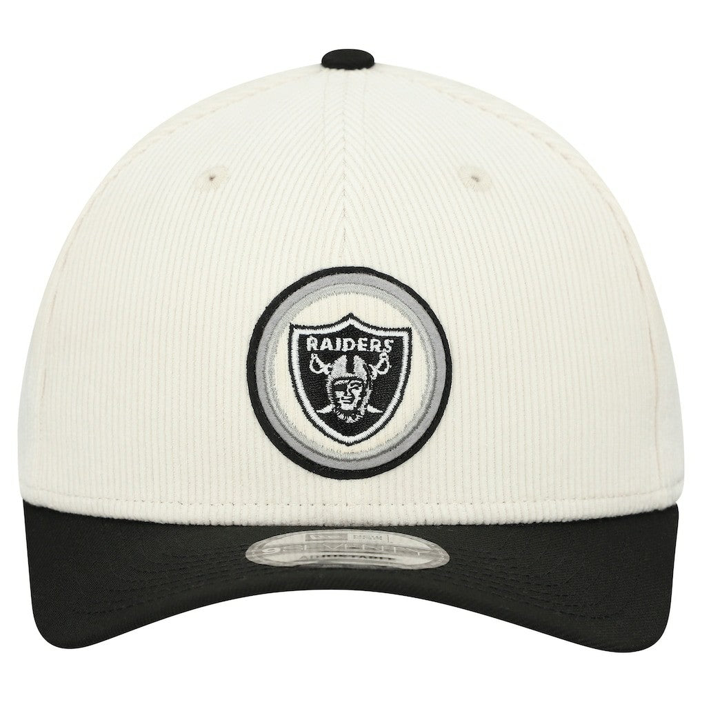 Las Vegas Raiders New Era Loyal Corduroy 9SEVENTY Adjustable Hat