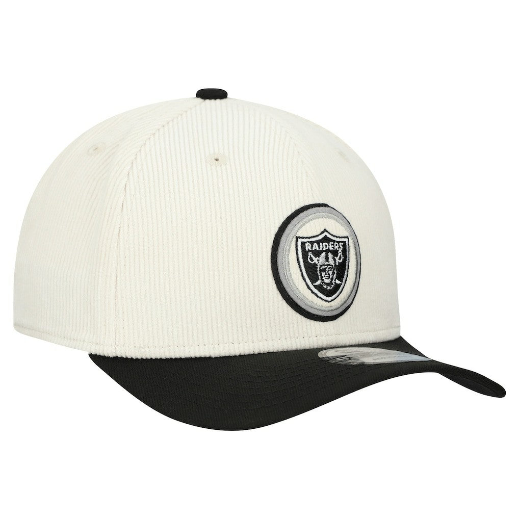 Las Vegas Raiders New Era Loyal Corduroy 9SEVENTY Adjustable Hat