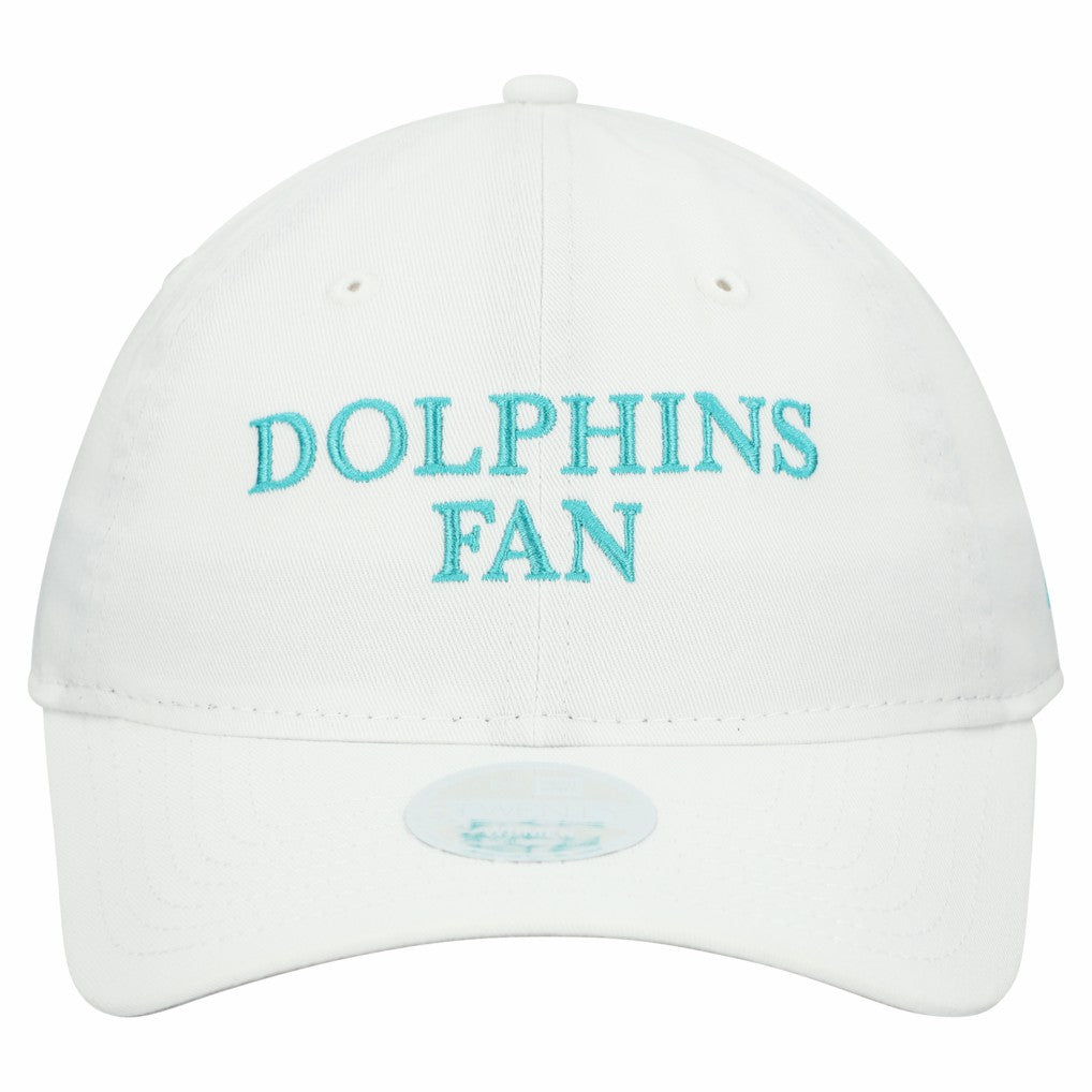 Miami Dolphins New Era Women's Team Fan 9TWENTY Adjustable Hat