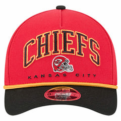 Kansas City Chiefs New Era Arch COOLERA 9FORTY A-Frame M-Crown Adjustable Hat