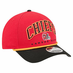 Kansas City Chiefs New Era Arch COOLERA 9FORTY A-Frame M-Crown Adjustable Hat