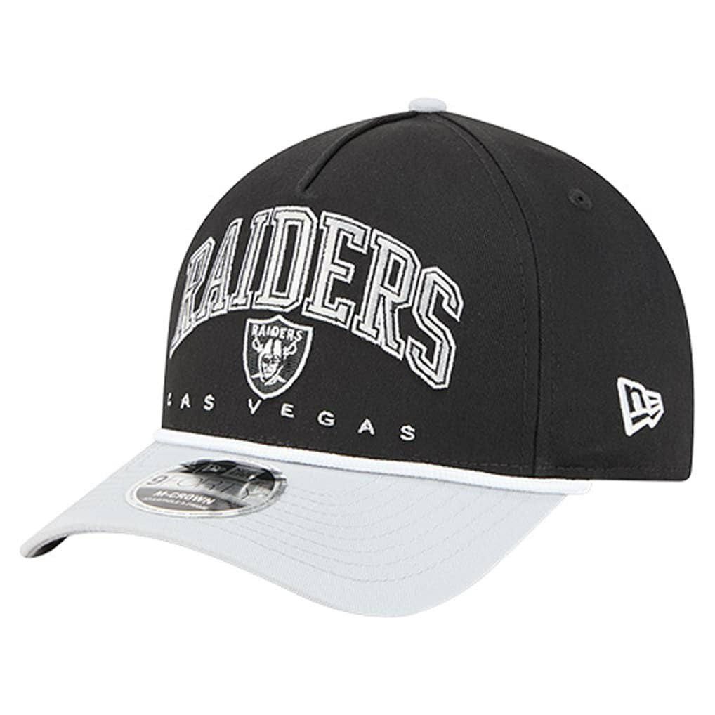 Las Vegas Raiders New Era Arch COOLERA 9FORTY A-Frame M-Crown Adjustable Hat