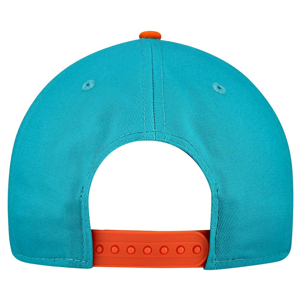 Miami Dolphins New Era Arch COOLERA 9FORTY A-Frame M-Crown Adjustable Hat