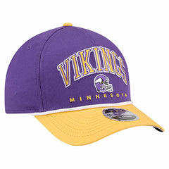 Minnesota Vikings New Era Arch COOLERA 9FORTY A-Frame M-Crown Adjustable Hat
