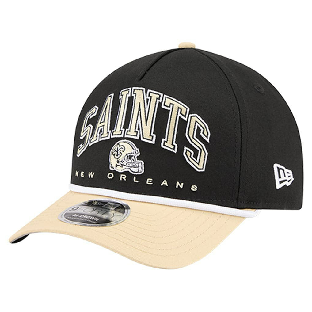 New Orleans Saints New Era Arch COOLERA 9FORTY A-Frame M-Crown Adjustable Hat