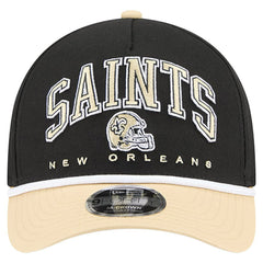 New Orleans Saints New Era Arch COOLERA 9FORTY A-Frame M-Crown Adjustable Hat