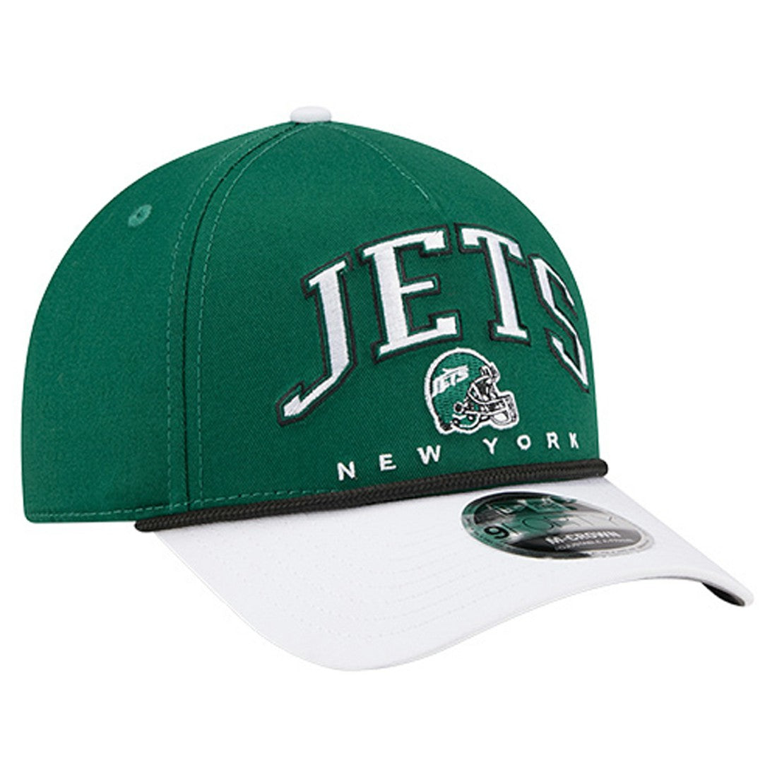 New York Jets New Era Arch COOLERA 9FORTY A-Frame M-Crown Adjustable Hat