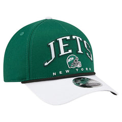 New York Jets New Era Arch COOLERA 9FORTY A-Frame M-Crown Adjustable Hat