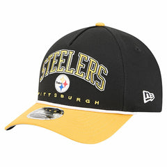 Pittsburgh Steelers New Era Arch COOLERA 9FORTY A-Frame M-Crown Adjustable Hat