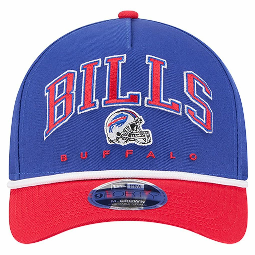 Buffalo Bills New Era Arch COOLERA 9FORTY A-Frame M-Crown Adjustable Hat