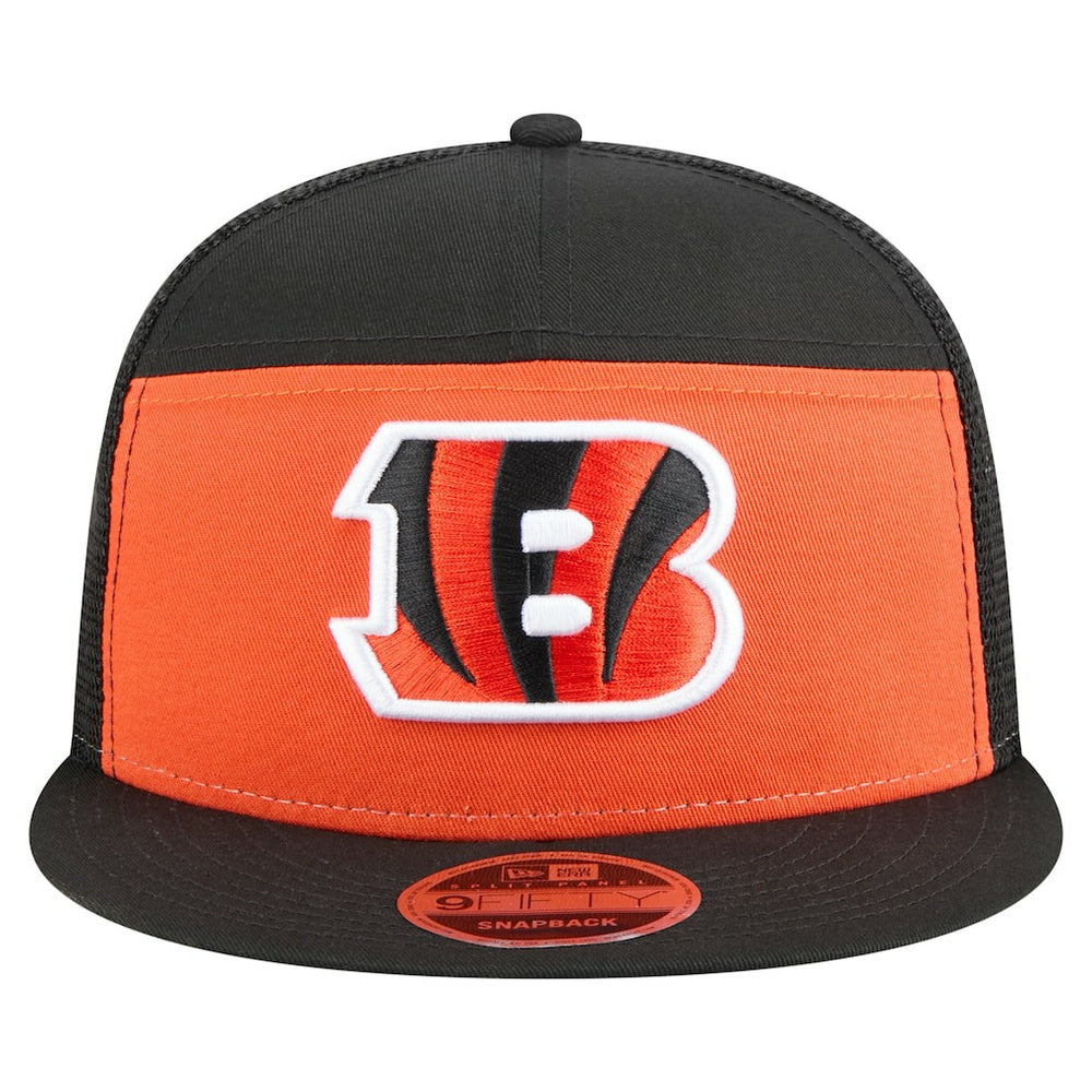 Cincinnati Bengals New Era Outdoor Split Panel 9FIFTY Snapback Hat