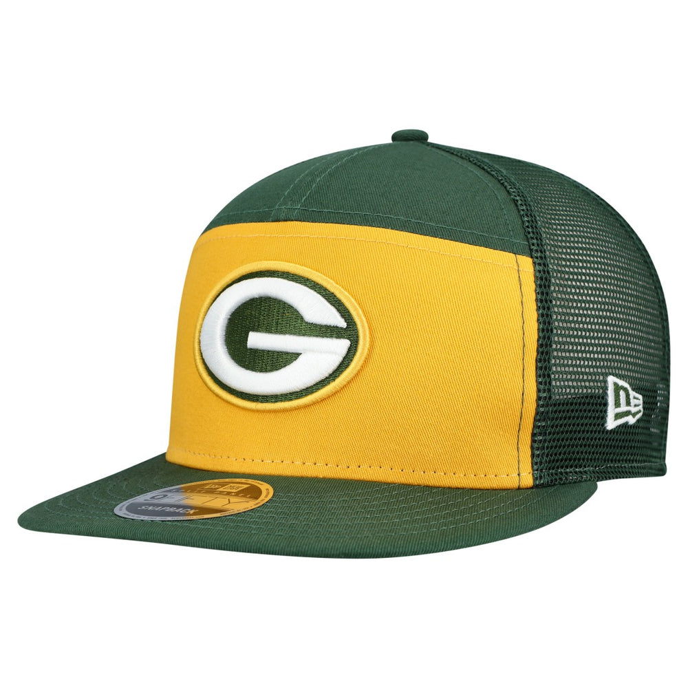 Green Bay Packers New Era Outdoor Split Panel 9FIFTY Snapback Hat