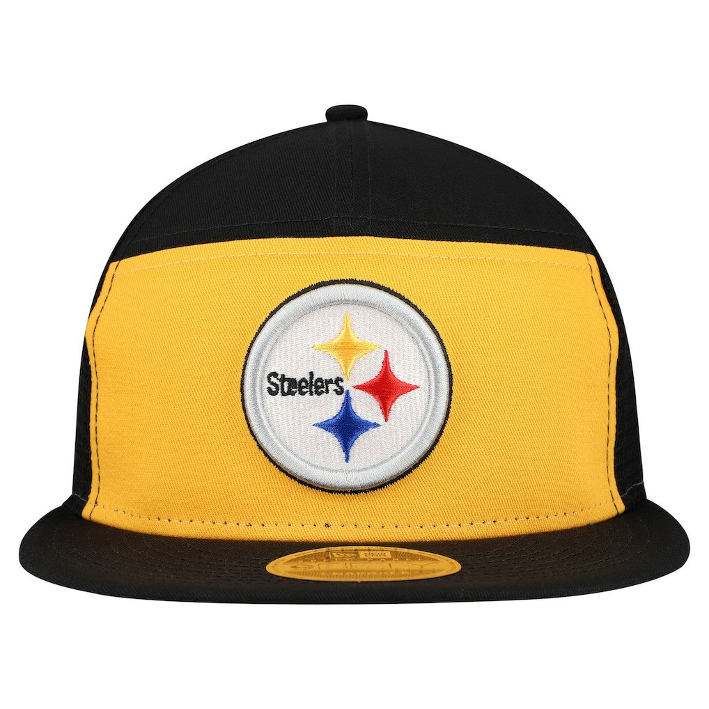 Pittsburgh Steelers New Era Outdoor Split Panel 9FIFTY Snapback Hat