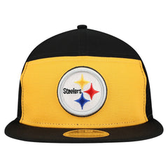 Pittsburgh Steelers New Era Outdoor Split Panel 9FIFTY Snapback Hat