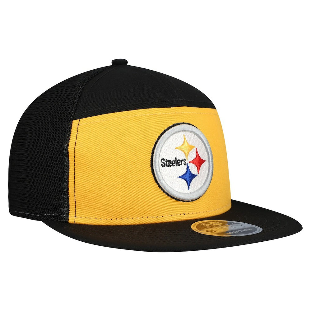 Pittsburgh Steelers New Era Outdoor Split Panel 9FIFTY Snapback Hat