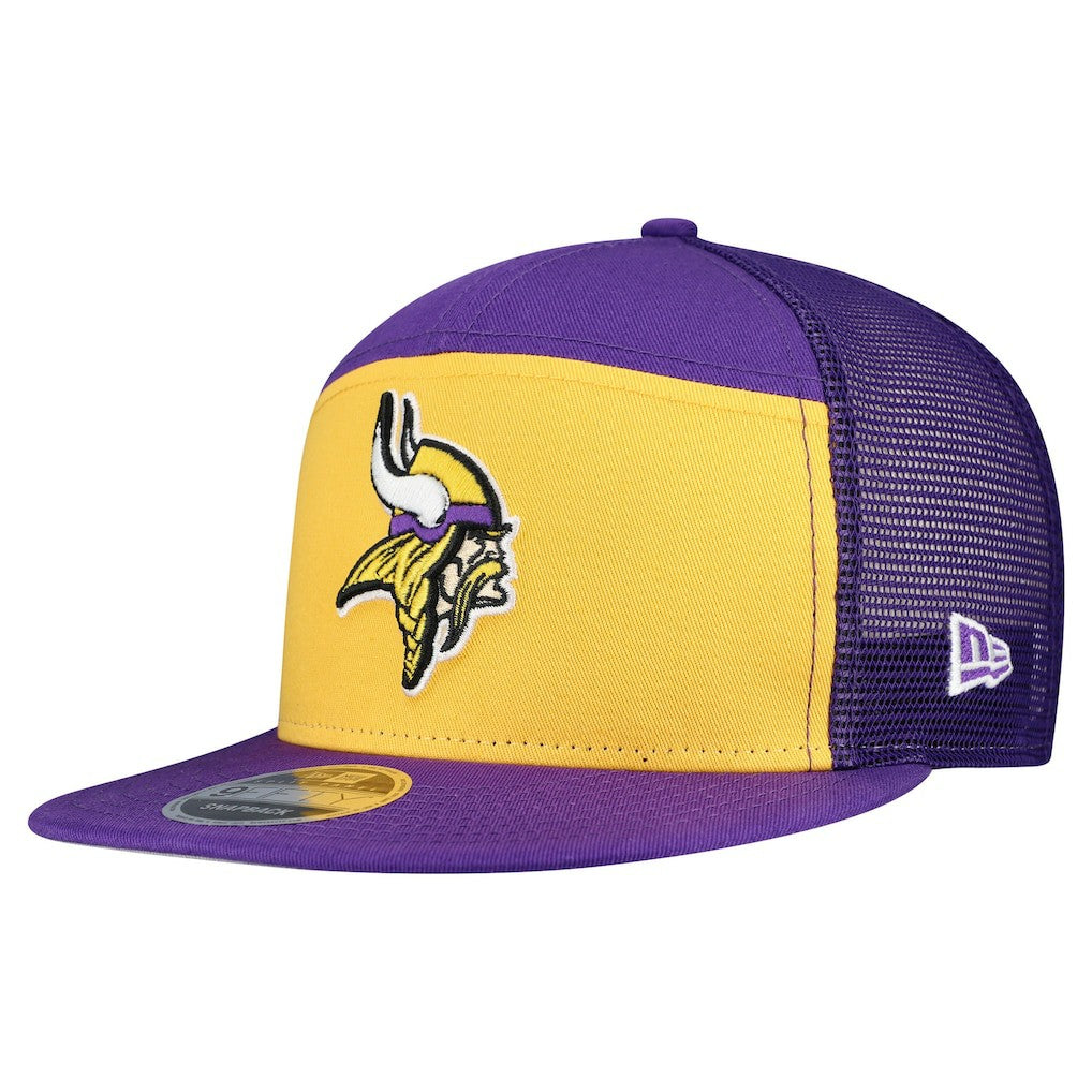Minnesota Vikings New Era Outdoor Split Panel 9FIFTY Snapback Hat