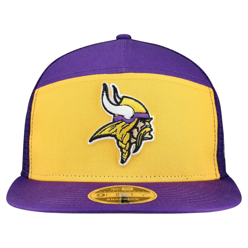 Minnesota Vikings New Era Outdoor Split Panel 9FIFTY Snapback Hat