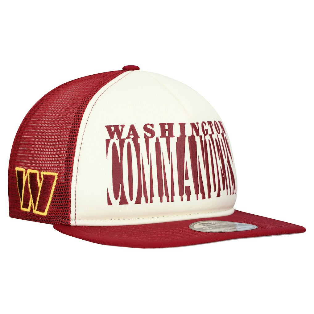 Washington Commanders New Era Cutout A-Frame 9FIFTY Snapback Hat