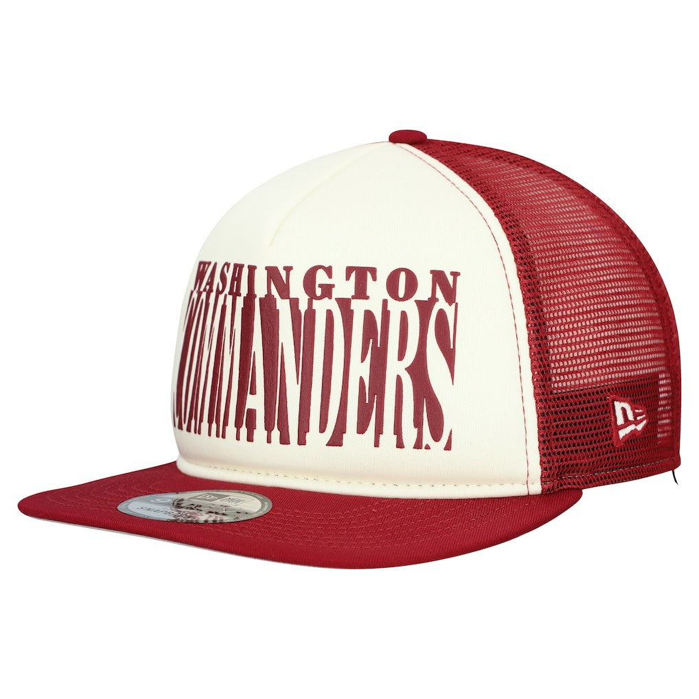 Washington Commanders New Era Cutout A-Frame 9FIFTY Snapback Hat