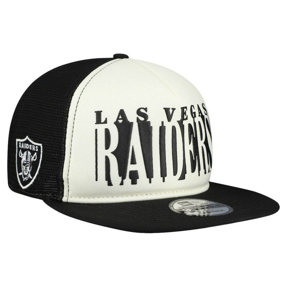 Las Vegas Raiders New Era Cutout A-Frame 9FIFTY Snapback Hat