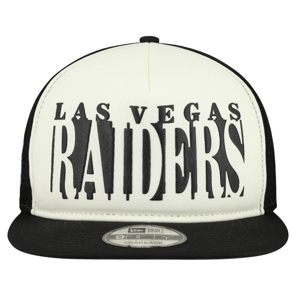 Las Vegas Raiders New Era Cutout A-Frame 9FIFTY Snapback Hat