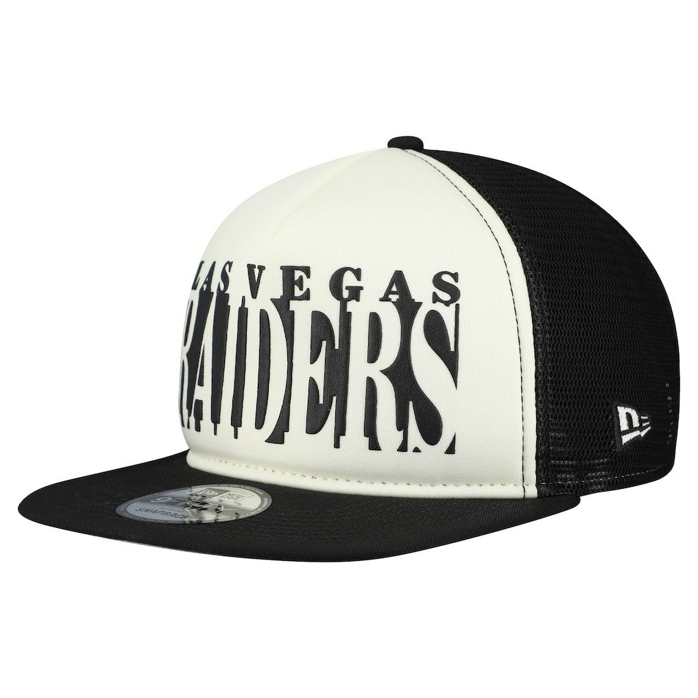 Las Vegas Raiders New Era Cutout A-Frame 9FIFTY Snapback Hat