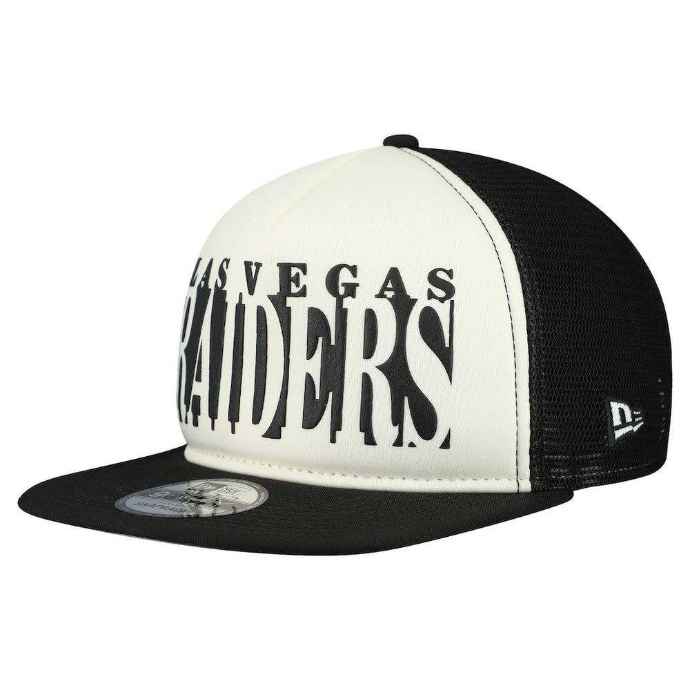 Las Vegas Raiders New Era Cutout A-Frame 9FIFTY Snapback Hat