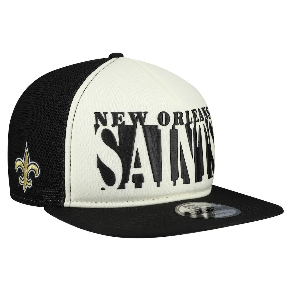 New Orleans Saints New Era Cutout A-Frame 9FIFTY Snapback Hat