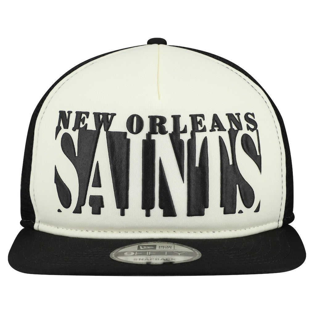 New Orleans Saints New Era Cutout A-Frame 9FIFTY Snapback Hat
