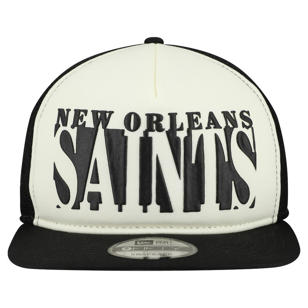 New Orleans Saints New Era Cutout A-Frame 9FIFTY Snapback Hat