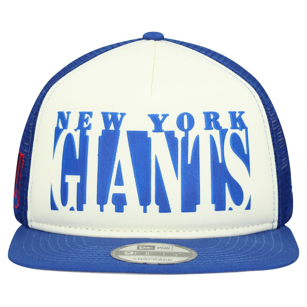 New York Giants New Era Cutout A-Frame 9FIFTY Snapback Hat